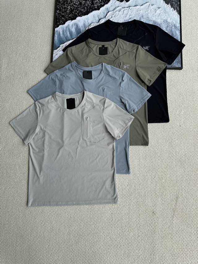 New arrival Arc'teryx 25Ss classic simple small label stretch quick-drying short