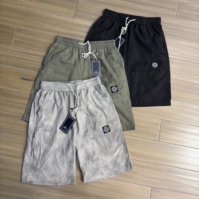 New arrival Stone Island 2025 summer workwear minimalist style outdoor five-poin