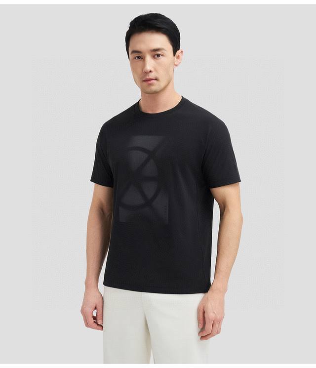 25 New Descente Dualis series urban commuter men's short-sleeved T-shirt with co