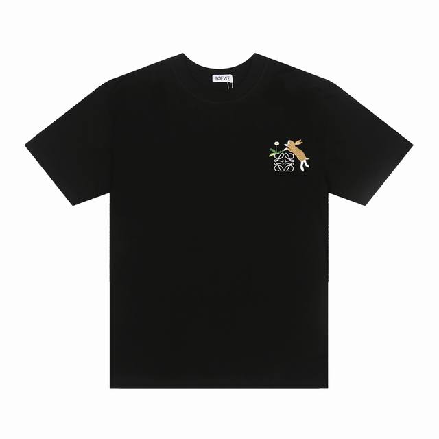 Loewe*Loewe Loewe*Loewe embroidered rabbit short-sleeved T-shirt -Customized 260