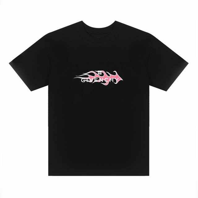 Givenchy* Givenchy Givenchy* Givenchy Dragon Year Flame Print Short Sleeve T-shi