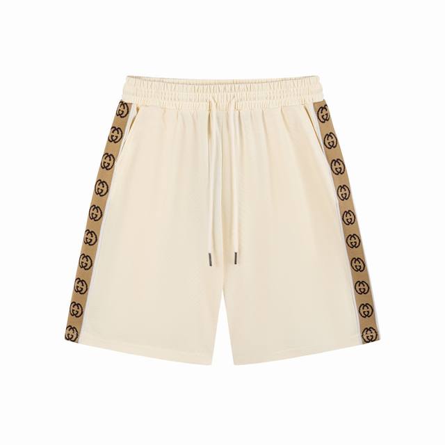 Set! Gucci classic hot-selling elastic waist double G webbing splicing couple ca