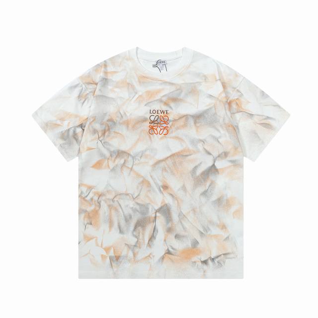Loewe 2025 new light luxury unisex short-sleeved T-shirt Customized 320g 100% do
