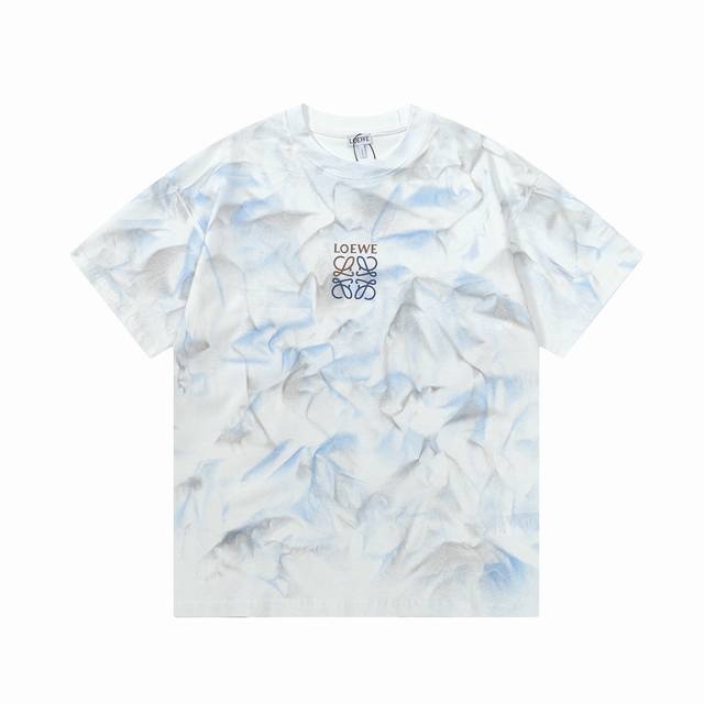 Loewe 2025 new light luxury unisex short-sleeved T-shirt Customized 320g 100% do
