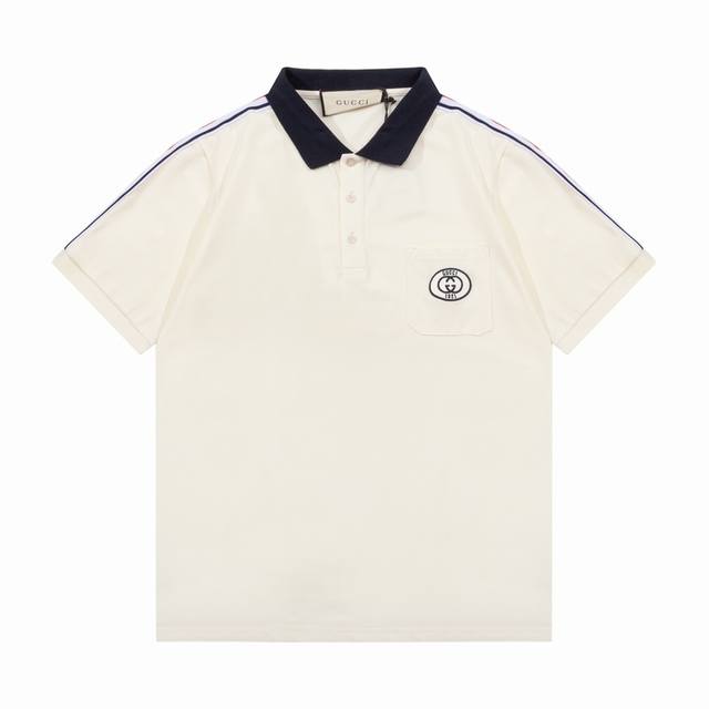 Gucci Double G Small Logo Embroidered Ribbon Colorblock Collar Upgraded, inspire