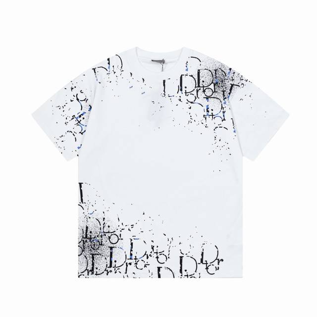 Dior Cd letter graffiti inkjet printing Logo logo is refined and upgraded, inspi