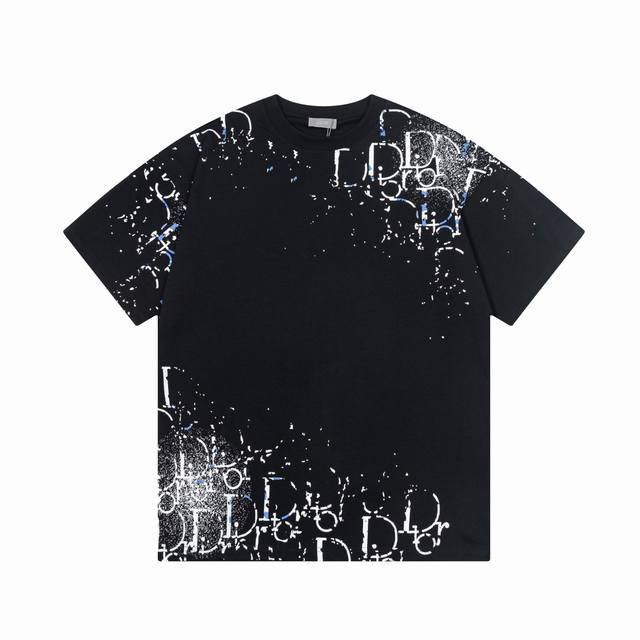 Dior Cd letter graffiti inkjet printing Logo logo is refined and upgraded, inspi