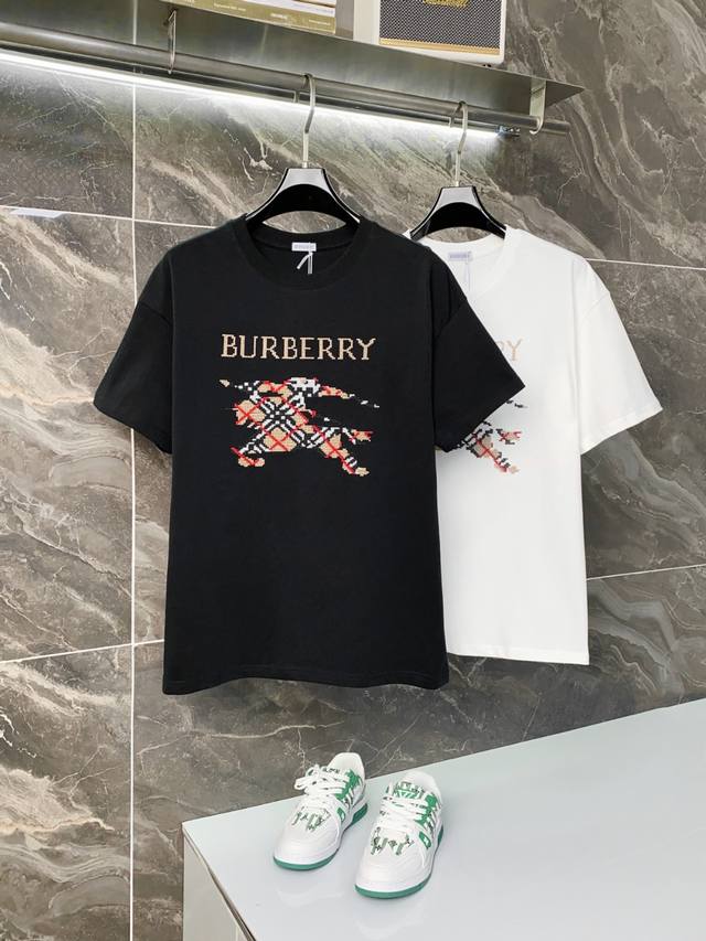 2025Ss Burberry custom 320G pure cotton fabric, washed in high temperature, no s