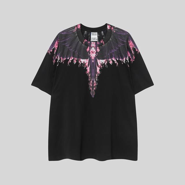 Marcelo Bron Mb Universe Strongest Version Purple Flame Wings Printed Cotton Uni