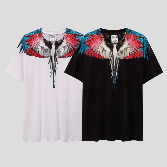 Marcelo Bron Mb High Quality Wings Short Sleeve T-shirt Size: SMLXl.Xxl