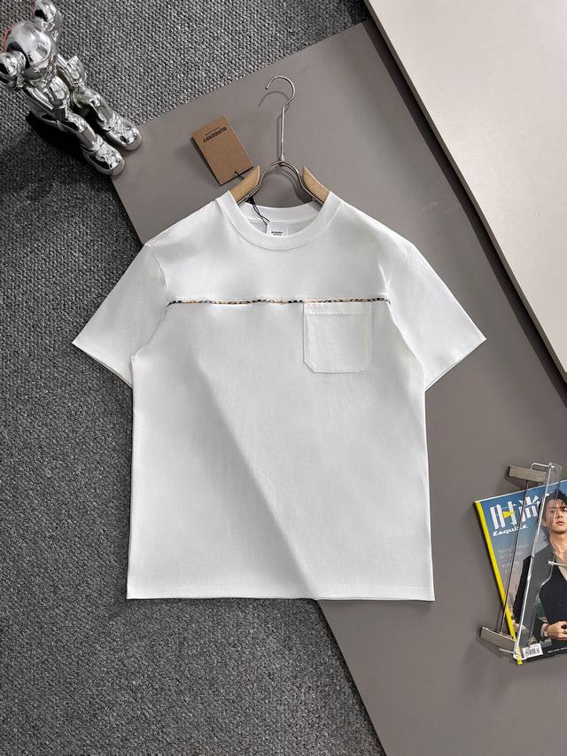 Burberry 25Ss early spring new short-sleeved T-shirt, a must-have item for men a