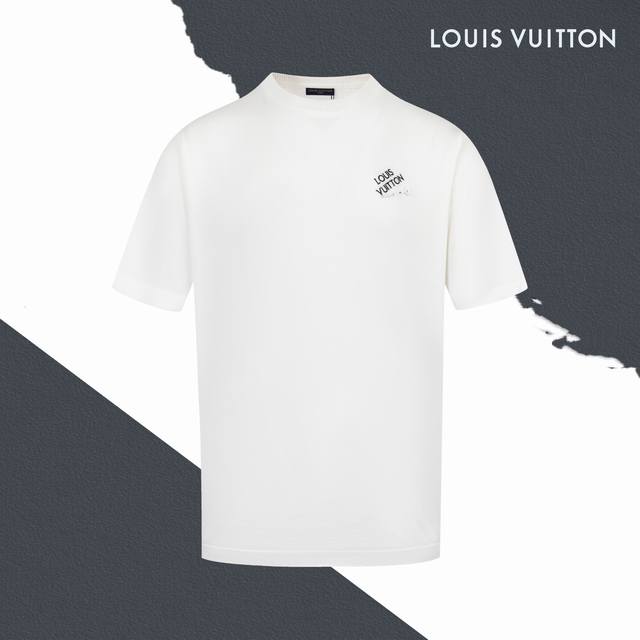 Style No. Sl152 Lv Louis Vuitton chest letter pin knitted short sleeves The same
