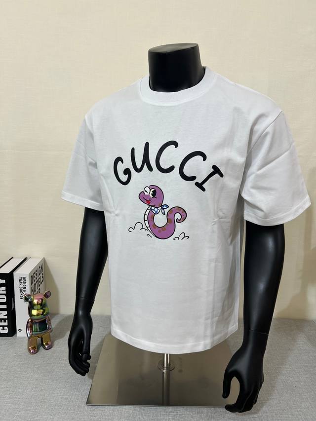 Gucci Snake Year Limited Edition 2025Ss Selected 64-saw 240G double-yarn pure co