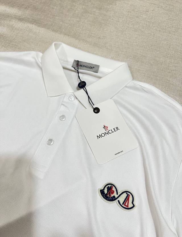 Detailed picture Moncler 2025Ss summer ice silk quick-drying Polo shirt, double-