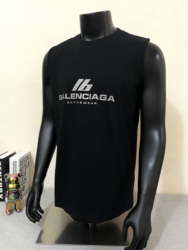 Balenci*Ga2025Ss Balenciaga Ib reflective English short-sleeved T-shirt, on sale