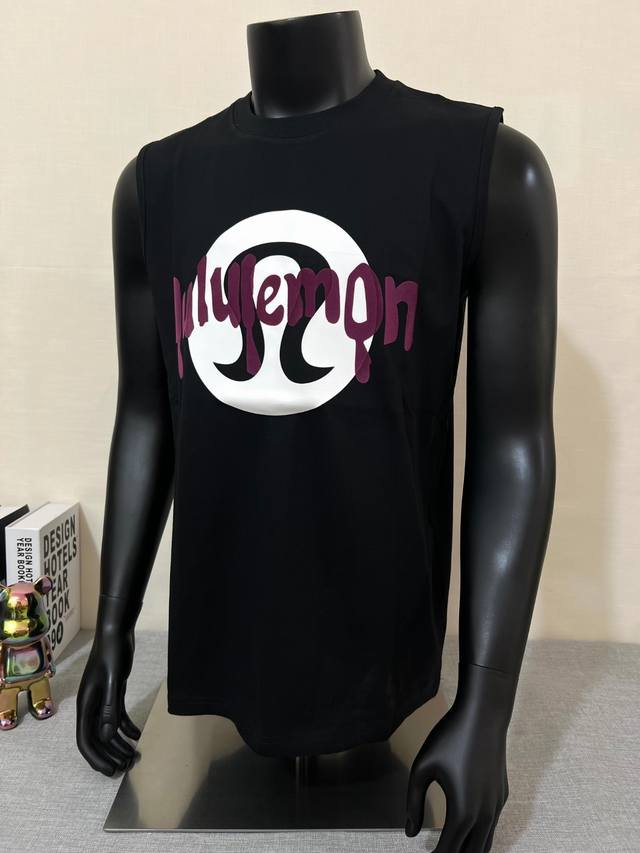 Lululemon #2025Ss new spring and summer round neck sleeveless T-shirt vest, the