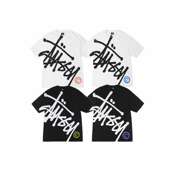 Model No. Xb2145#P50 Stussy Ss25 Classic Big Logo Short Sleeve T-shirt Unisex 10