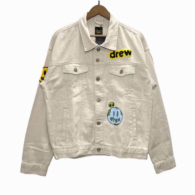 Actual shot of bulk goods details Top version new D77# -Drew House 23Fw Smiley f
