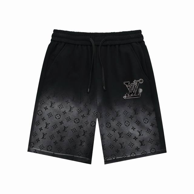 Gucci denim washed fabric shorts Classic wave cola letter logo embroidery crafts