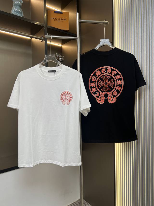 1968# Chrome Hearts Designer Fabric 270g 100% Double Yarn Cotton Front and Back