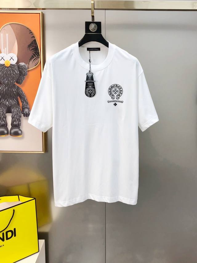 Chrome** Chrome Hearts early spring new original men's round neck short-sleeved