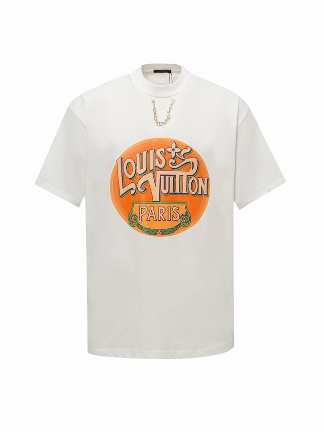 Louis Vuitton Louis Nautical Chain Print T-shirt Short Sleeves Process Descripti
