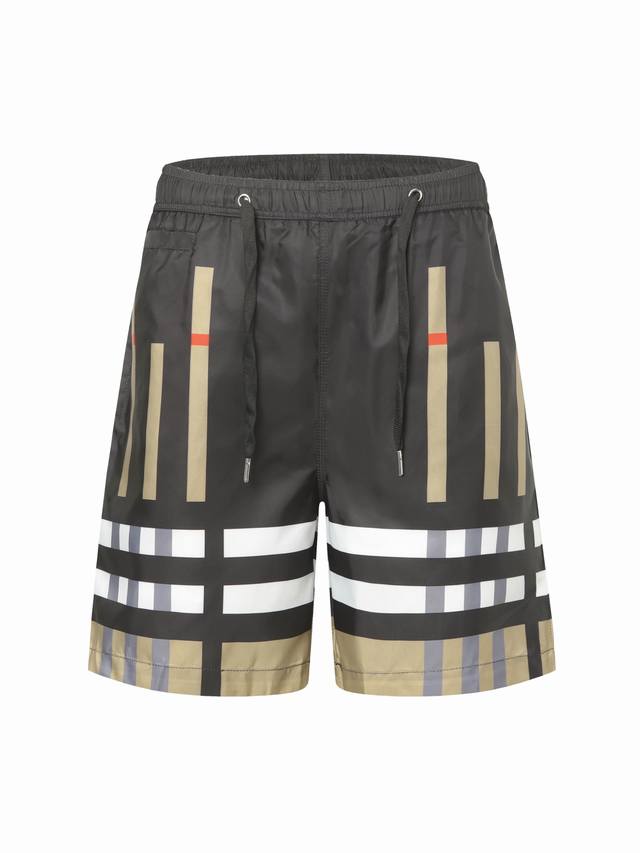 Bbr Burberry 23 Spring/Summer Classic High-Tech Fabric Shorts Made of high-tech