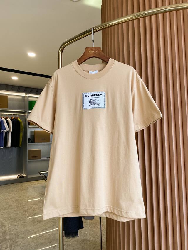 Bbr Burberry Bur Small Prorsum Label Cotton Short Sleeve T-shirt Bur's top-notch