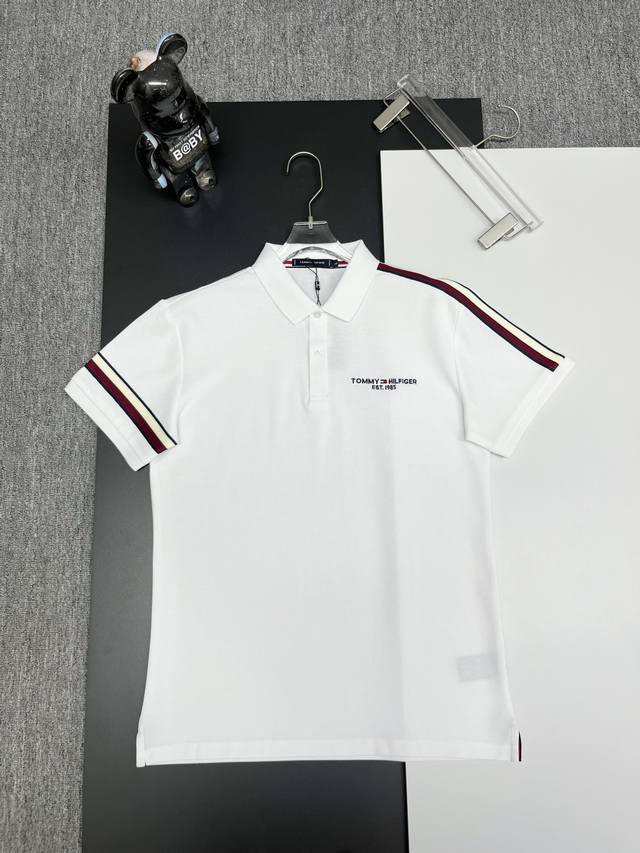 Tommy embroidered new Polo shirt Original fabric, original custom accessories, o