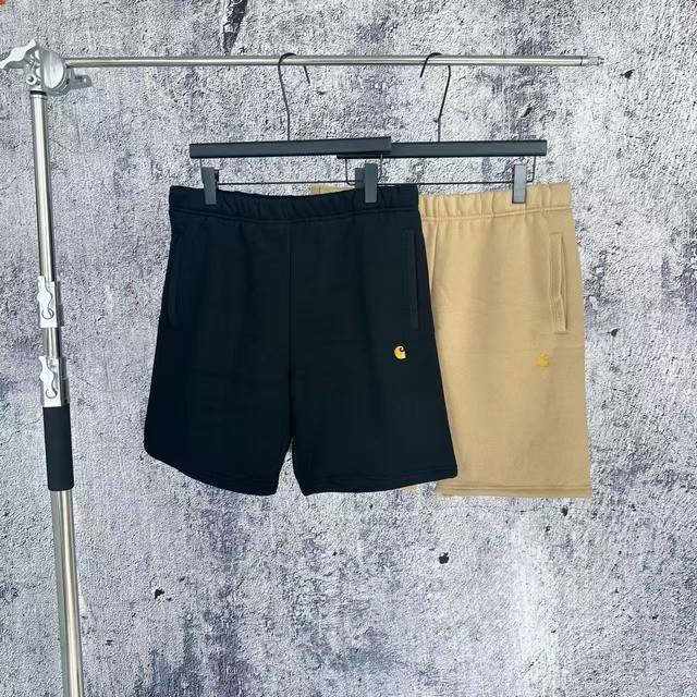 3020 Hanging Carhartt Carhartt Gold Label Embroidered Logo Terry Brushed Shorts