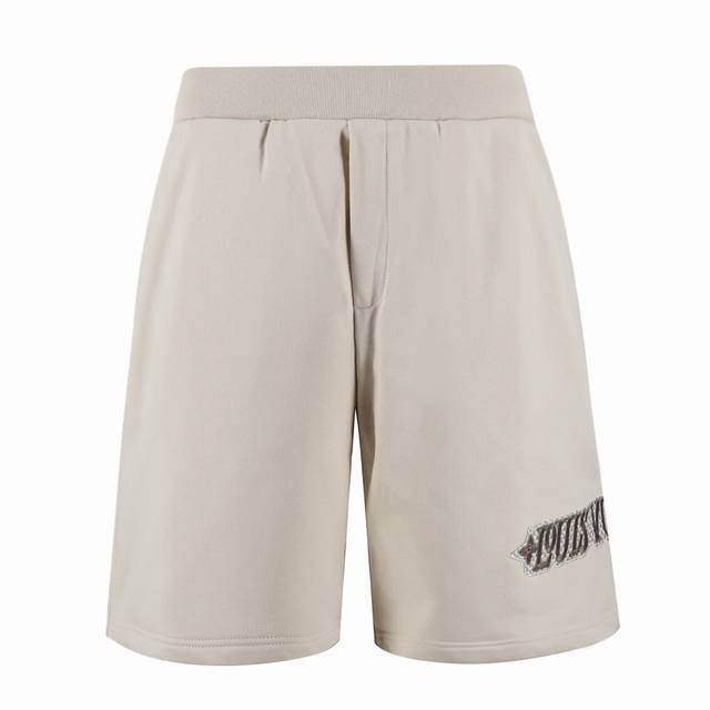 Exclusive supply of Lv 25Ss logo embroidered shorts Original 9300 purchased and