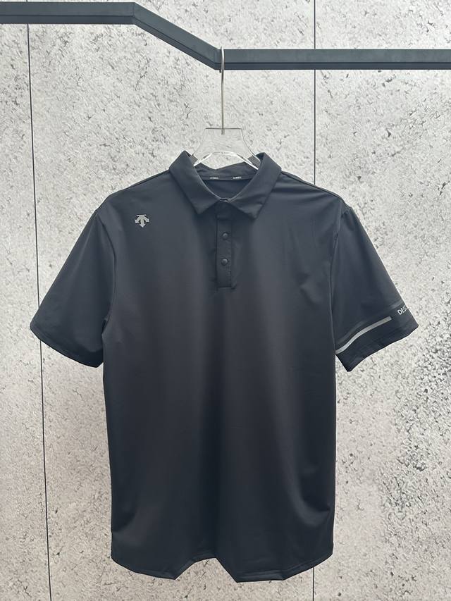 Descente Golf laminated short sleeves Original factory P, support video viewing