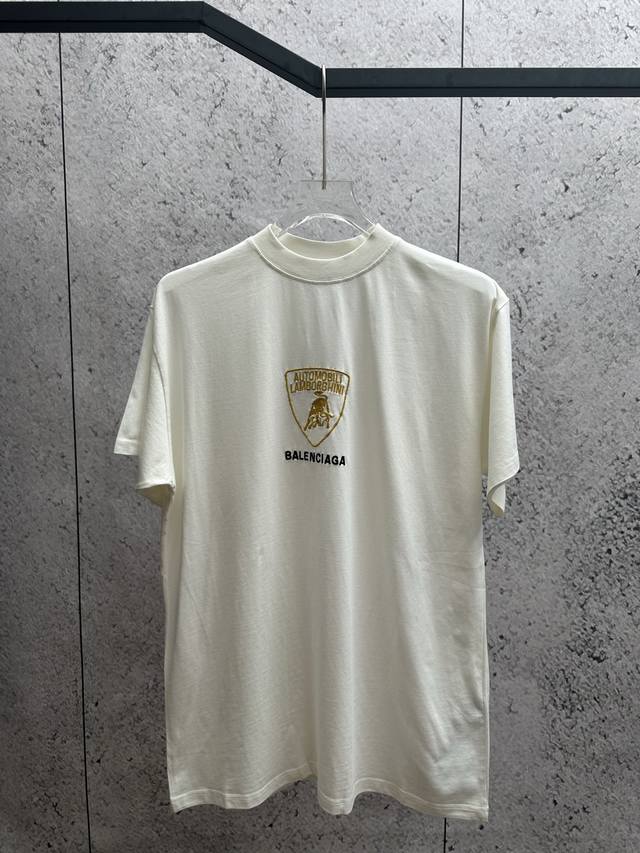 Blcg 25Ss Balenciaga Lamborghini Mavericks co-branded short-sleeved T-shirt in c