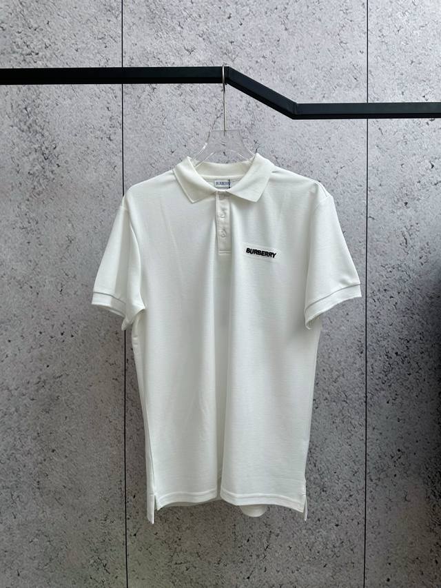 Burberry 2025 summer new men's short-sleeved Polo shirt, the brand's latest desi