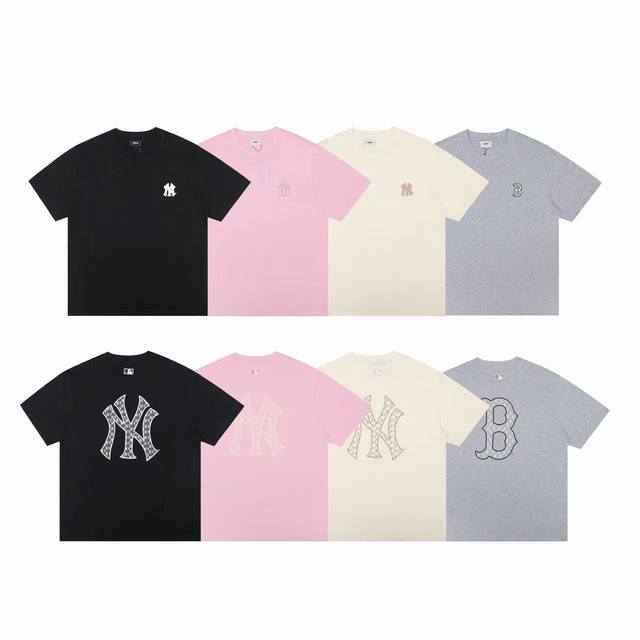 New arrival Mlb Men and women couples old flower big logo sports casual fashion