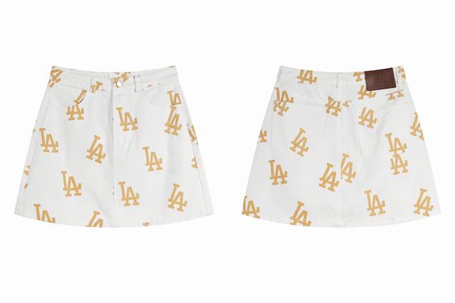 Yu Shuxin star same style denim skirt Logo short skirt 24 summer new style Style