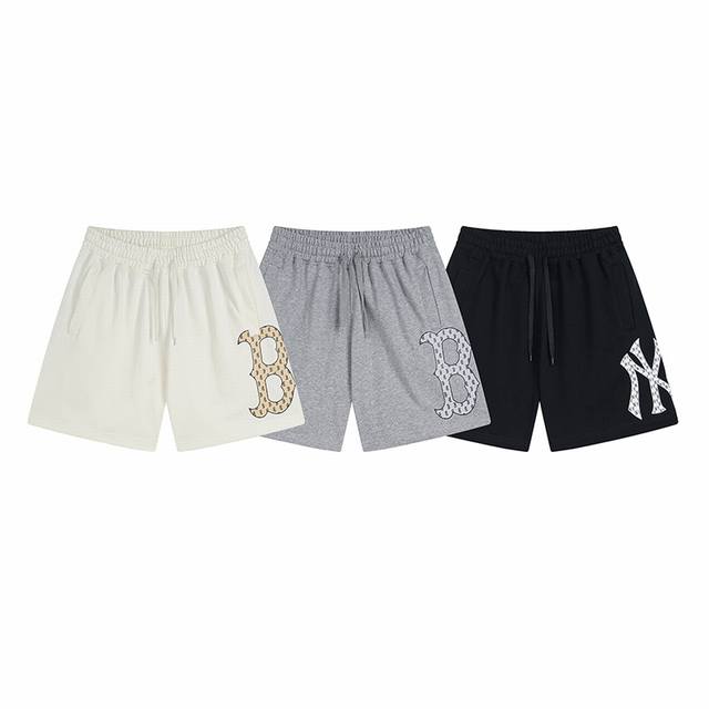 Mlb men and women couple retro old flower series sports casual shorts versatile