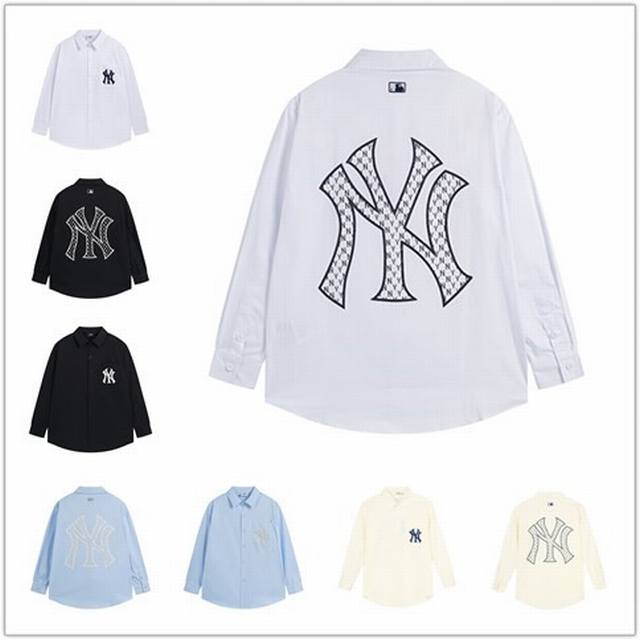 In stock Men and women couples big logo old flower shirt jacket versatile loose