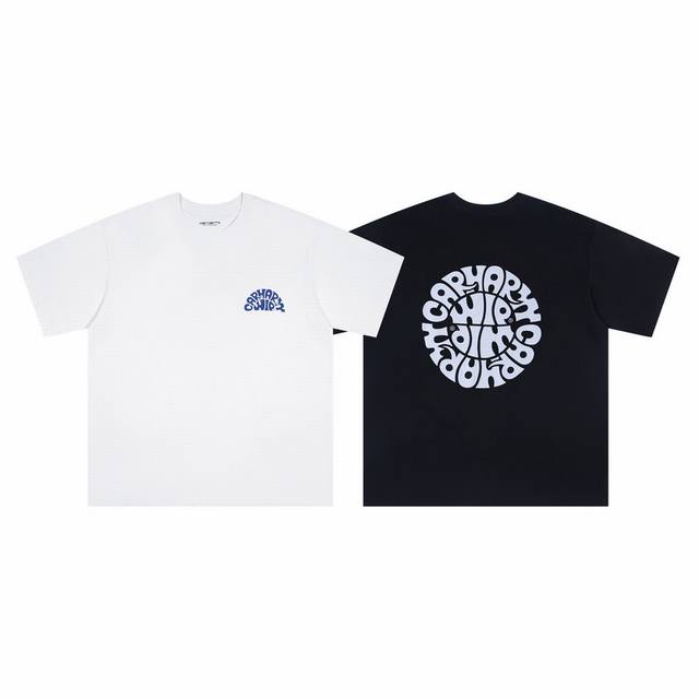 4047# Carhartt Wip Carhartt creative logo print unisex Color: black and white Co