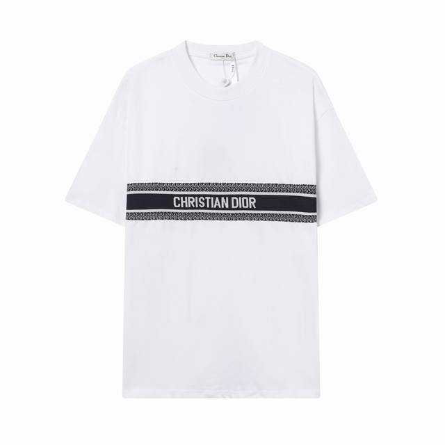 Y046 High version correct version Dio* customized letter elastic short-sleeved T
