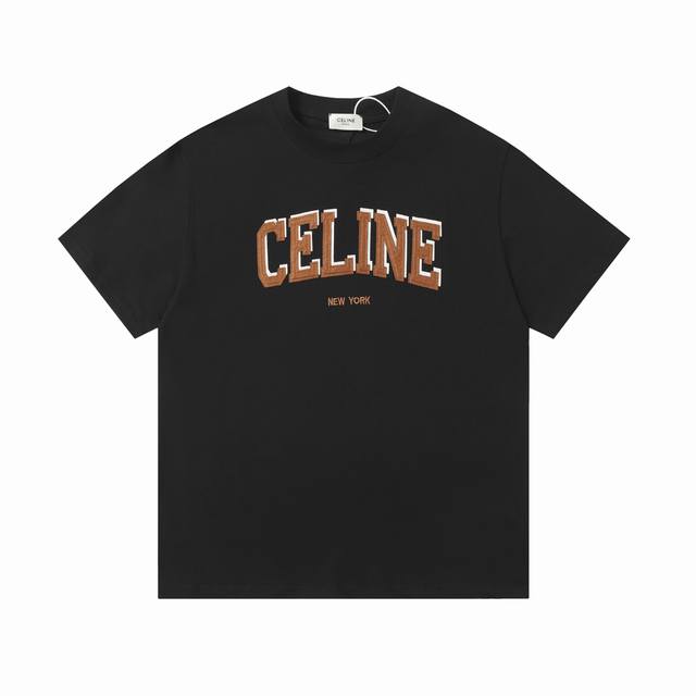 Y025 High version precision embroidery Celine 25Ss new patch logo letter short s