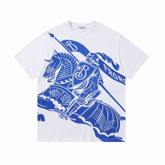Y018 High version correct version Burberry 25Ss new warhorse print Logo letter s