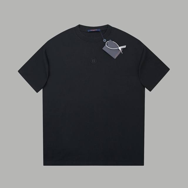 Louis Lv 25Ss early spring new short-sleeved hollow embroidery Lv letter short-s