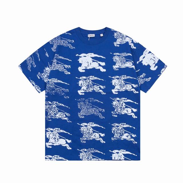 Burberry direct spray all over warhorse print Large logo classic logo print exqu