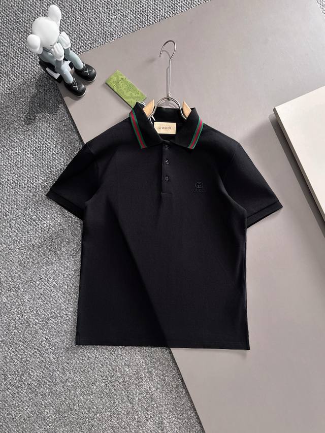 Gucci* 2025 Spring/Summer New Model Original High Version Gucci Polo Shirt Made