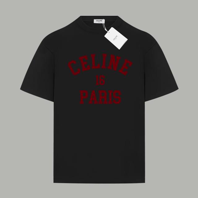 Celine official website same style 16 classic letter logo printed double yarn pu