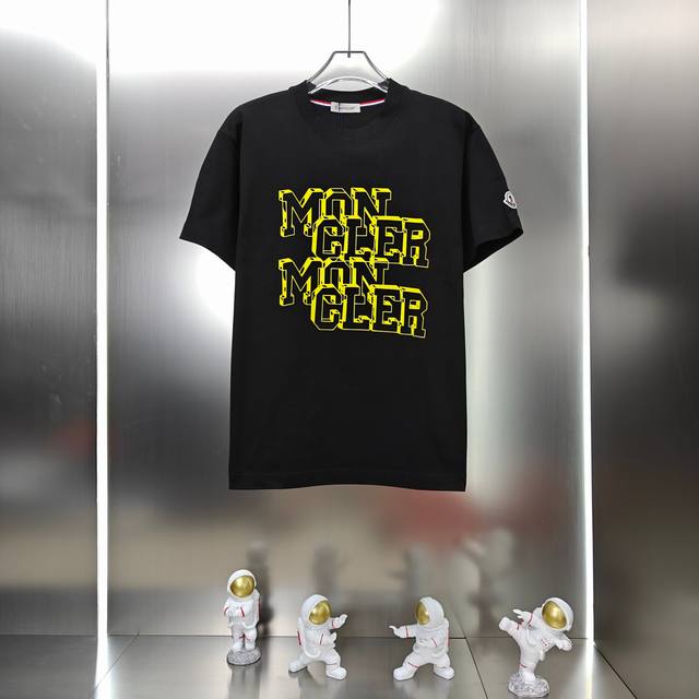 Moncler 2025 Spring and Summer new unisex short-sleeved T-shirt! Customized excl