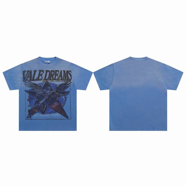 V532# Vale Forever Dream Valley Sport Glory Vintage Tee Monkey washed distressed