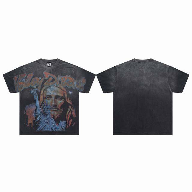 V529# Vale Forever Valley Sport Gods City Tee Street Fashion Brand Cotton T-shir