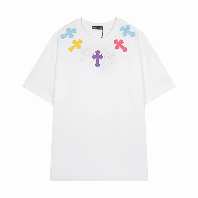 high version Chrome Hearts CH 2025 spring and summer new leather embroidery hard